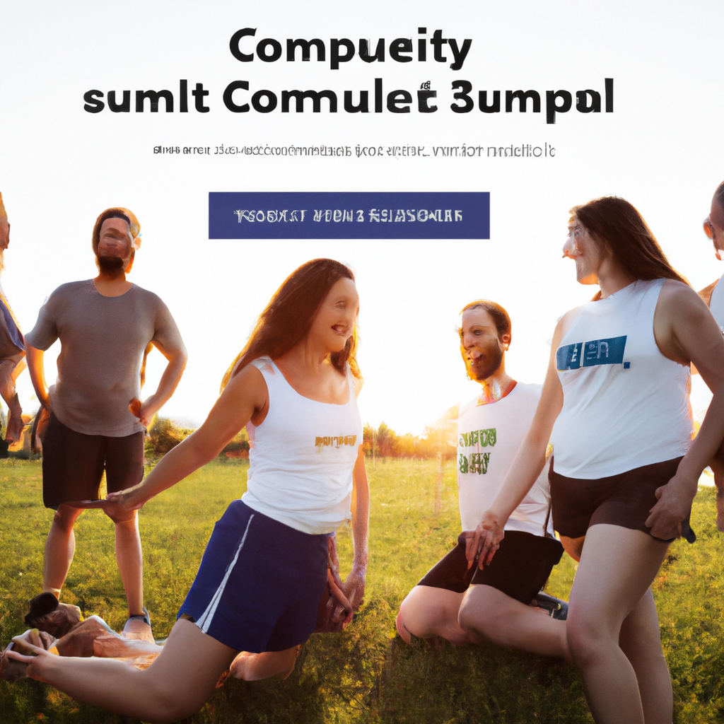Group warmup and smiles at sunset